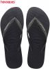 Havaianas Slim Glitter II teenslippers zwart online kopen