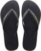 Havaianas Slim Glitter II teenslippers zwart online kopen