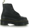 Dr Martens Anfibio Dr. Martens Sinclair in pelle nera martellata con maxi suola online kopen