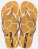 Ipanema I Love Safari teenslippers caramel/goud online kopen