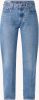 Levi's 501 mid waist straight leg jeans met medium wassing online kopen