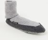 Falke Cosyshoes Pantoffels Anti Slip Sok Lichtgrijs/Middengrijs online kopen