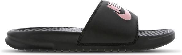 Nike Benassi Dames Slippers en Sandalen Black Synthetisch online kopen