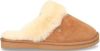 Warmbat Pantoffel Fls3210 25 Cognac Ladies Slipper Flurry Suede online kopen