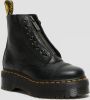 Dr Martens Anfibio Dr. Martens Sinclair in pelle nera martellata con maxi suola online kopen