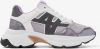 Nubikk Ross Trek Edge chunky leren sneakers zilver/multi online kopen