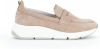 Gabor loafer 86.484.31 g leest silk suede , Beige, Dames online kopen