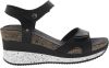 Panama Jack nica sport sandals , Zwart, Dames online kopen