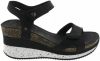 Panama Jack nica sport sandals , Zwart, Dames online kopen