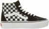 Vans Sneakers UA SK8 Hi Platform 2.0 Checkerboard Zwart online kopen