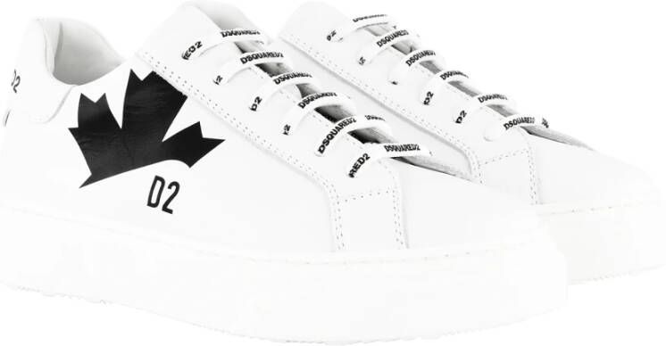 Dsquared2 D2 Statement Sneakers Box Sole Lace+Riem zwart , Zwart, Dames online kopen