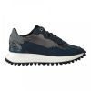 Floris van Bommel Noppi leren sneakers blauw/zwart online kopen