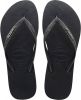Havaianas Slim Glitter II teenslippers zwart online kopen
