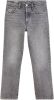 Levi's 501 high waist straight leg cropped jeans met print online kopen