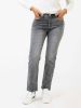 Levi's 501 high waist straight leg cropped jeans met print online kopen