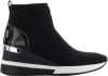 Michael Kors Skyler Stretch Knit Sock Sneakers , Zwart, Dames online kopen