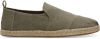 TOMS Gedeconstrueerde Alpargata Touw Gewassen Canvas Schoenen , Groen, Heren online kopen