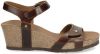 Panama Jack Julia Clay B1 sandalen met sleehak cognac online kopen