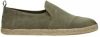 TOMS Gedeconstrueerde Alpargata Touw Gewassen Canvas Schoenen , Groen, Heren online kopen