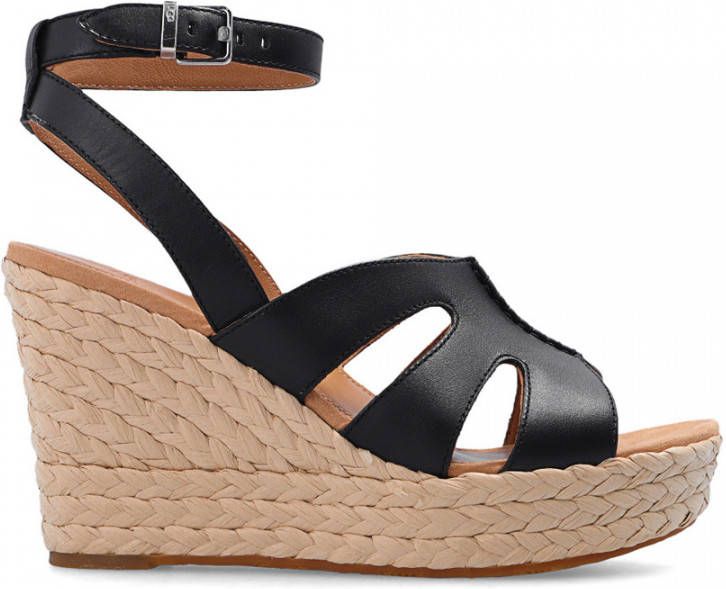 Ugg Careena wedge sandals , Zwart, Dames online kopen