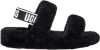 Ugg Oh Yeah Slide Dames Slippers en Sandalen Black Leer online kopen