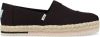 Toms Alpargata Platform Rope espadrilles zwart online kopen