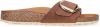 Birkenstock Madrid Big Buckle Oiled Leather Sandals , Bruin, Dames online kopen