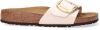 Birkenstock Madrid Grote Buckle Slippers 1015279 36 , Beige, Dames online kopen