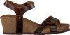 Panama Jack Julia Clay B1 sandalen met sleehak cognac online kopen