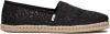 Toms Zwarte Espadrilles Alpargata Rope online kopen