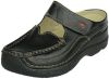 Klompen Wolky 06227 Roll Slipper 70000 zwart geprint leer online kopen