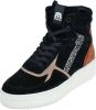 Maruti Mona Black Mauve Rus Sneakers hoge sneakers online kopen