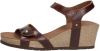 Panama Jack Julia Clay B1 sandalen met sleehak cognac online kopen