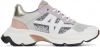 Nubikk Ross Trek Edge chunky leren sneakers met glitters wit/multi online kopen