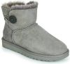 Ugg Mini Bailey Button II Laarzen voor Dames in Grey,| Shearling online kopen