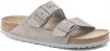 Birkenstock Arizona zachte voetbedden Suede lederen sandalen , Grijs, Heren online kopen