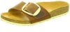 Birkenstock Madrid Big Buckle Oiled Leather Sandals , Bruin, Dames online kopen