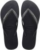 Havaianas Slim Glitter II teenslippers zwart online kopen