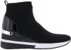 Michael Kors Skyler Stretch Knit Sock Sneakers , Zwart, Dames online kopen