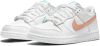 Nike Dunk Low White Bone Peach Aqua(Gs)Nike, Wit, Dames online kopen