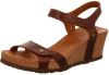 Panama Jack Julia Clay B1 sandalen met sleehak cognac online kopen