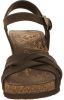 Panama Jack Vera Clay B1 sandalen met sleehak cognac online kopen