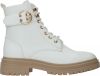 PS Poelman POSH by Poelman Cato veterboots met siergesp off white online kopen