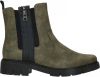 Rieker Chelsea boots met sierrits aan de buitenkant online kopen