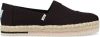 Toms Alpargata Platform Rope espadrilles zwart online kopen