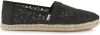 Toms Zwarte Espadrilles Alpargata Rope online kopen