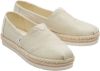 TOMS Espadrilles Espadrille Alpargata Platform Rope Beige online kopen