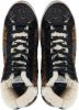 Toral 12736 hoge suède sneakers met panterprint bruin online kopen