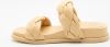 Unisa Cloc braided leather slippers online kopen