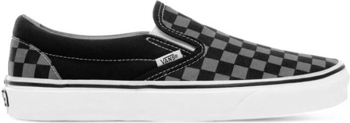 Vans Checkerboard Classic Slip On Sneakers , Grijs, Heren online kopen